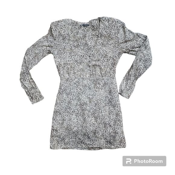 Zara Button Front Animal Print Mini Dress. Size S. - Picture 8 of 11